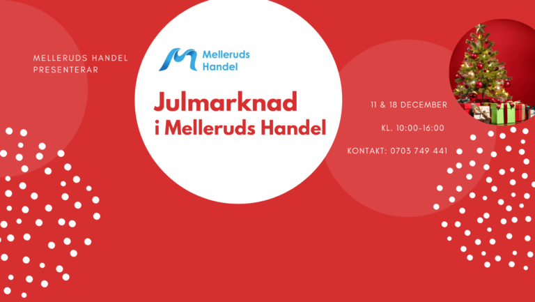 Julmarknad i Melleruds Handel